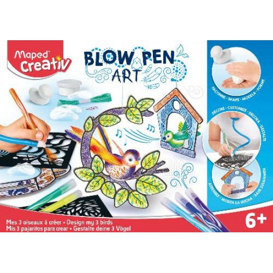 Blow Pen Art : Mes Oiseaux à Créer